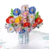 Pop up-kort – Blomsterbuket