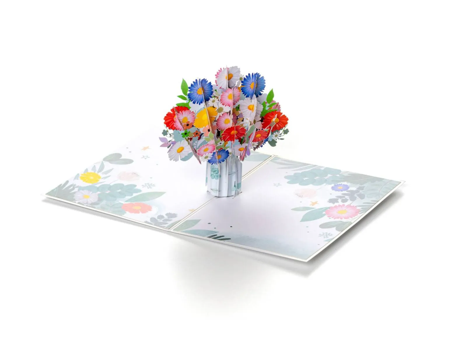 Pop up-kort – Blomsterbuket