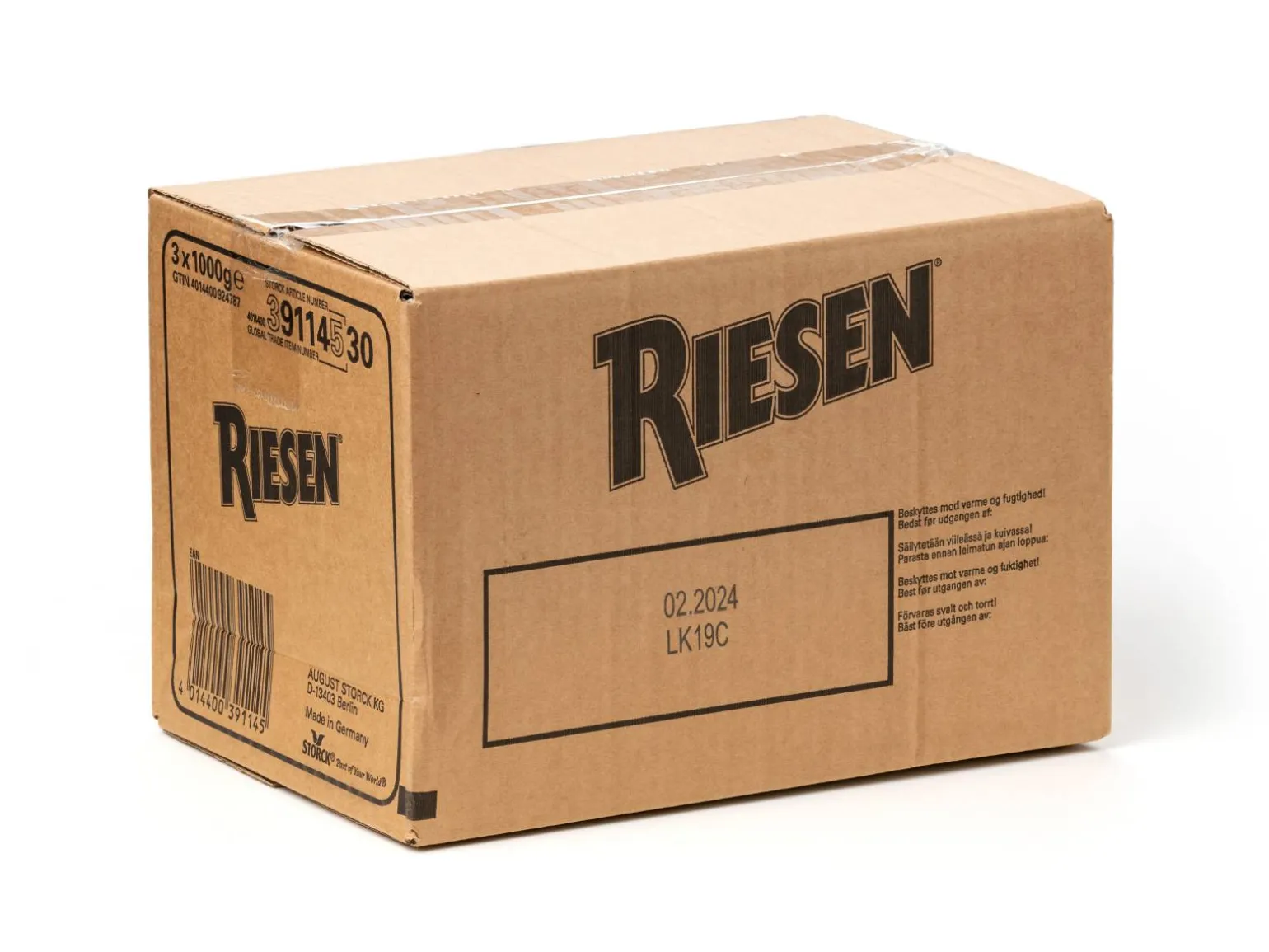 Riesen Bland-selv slik i kasser 3 kg