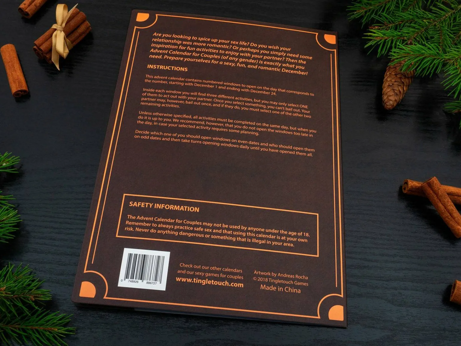 Romantisk Julekalender til Par