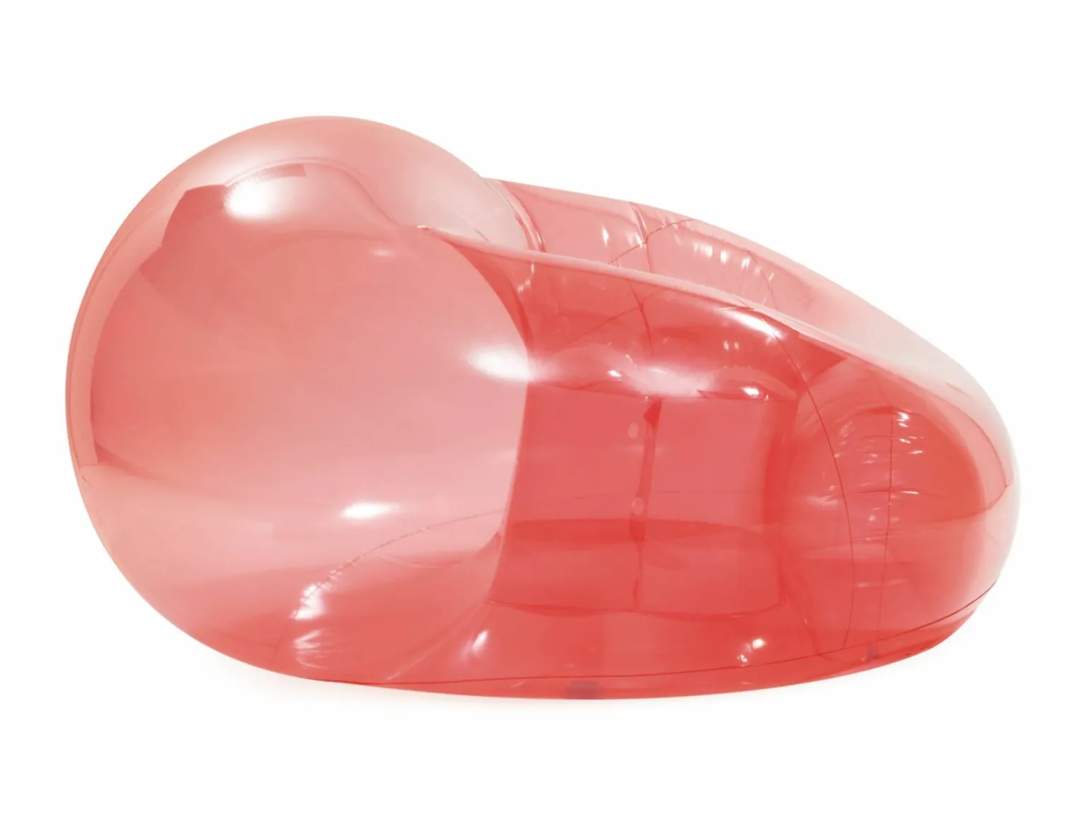 Rosa Oppustelig Sækkestol - Intex