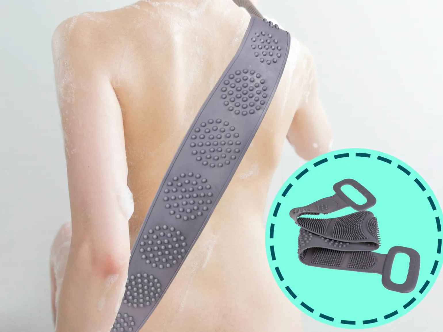 Rygskrubber til Brusebadet