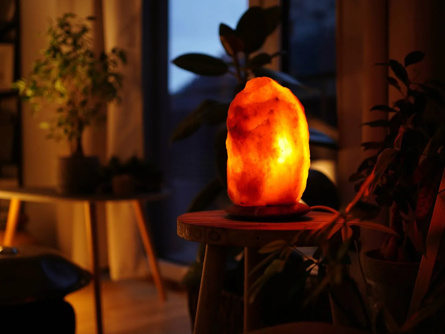 Saltlampe fra Himalaya - 5-7 kg