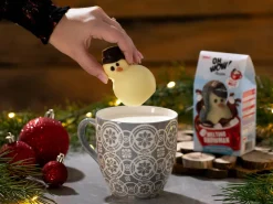 Snemand til Varm Chokolade