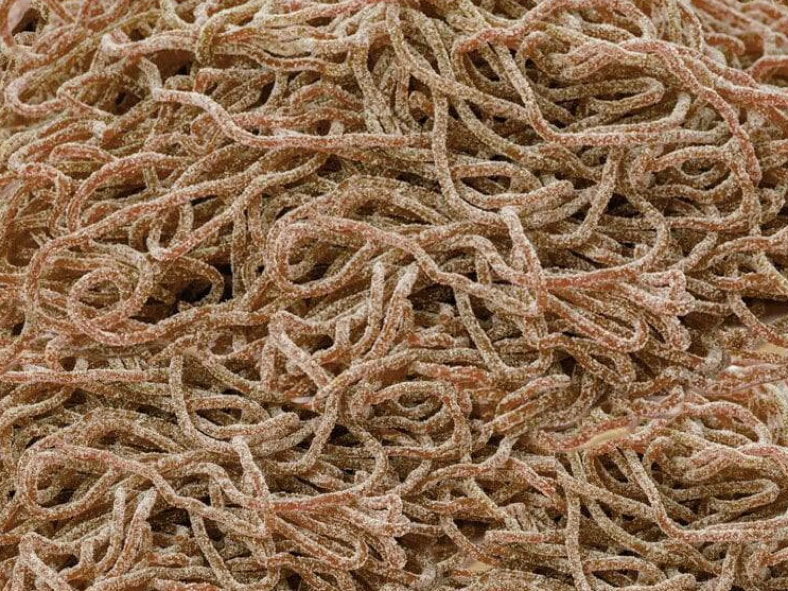 Spaghetti Cola Bland-selv slik i kasser 1 kg