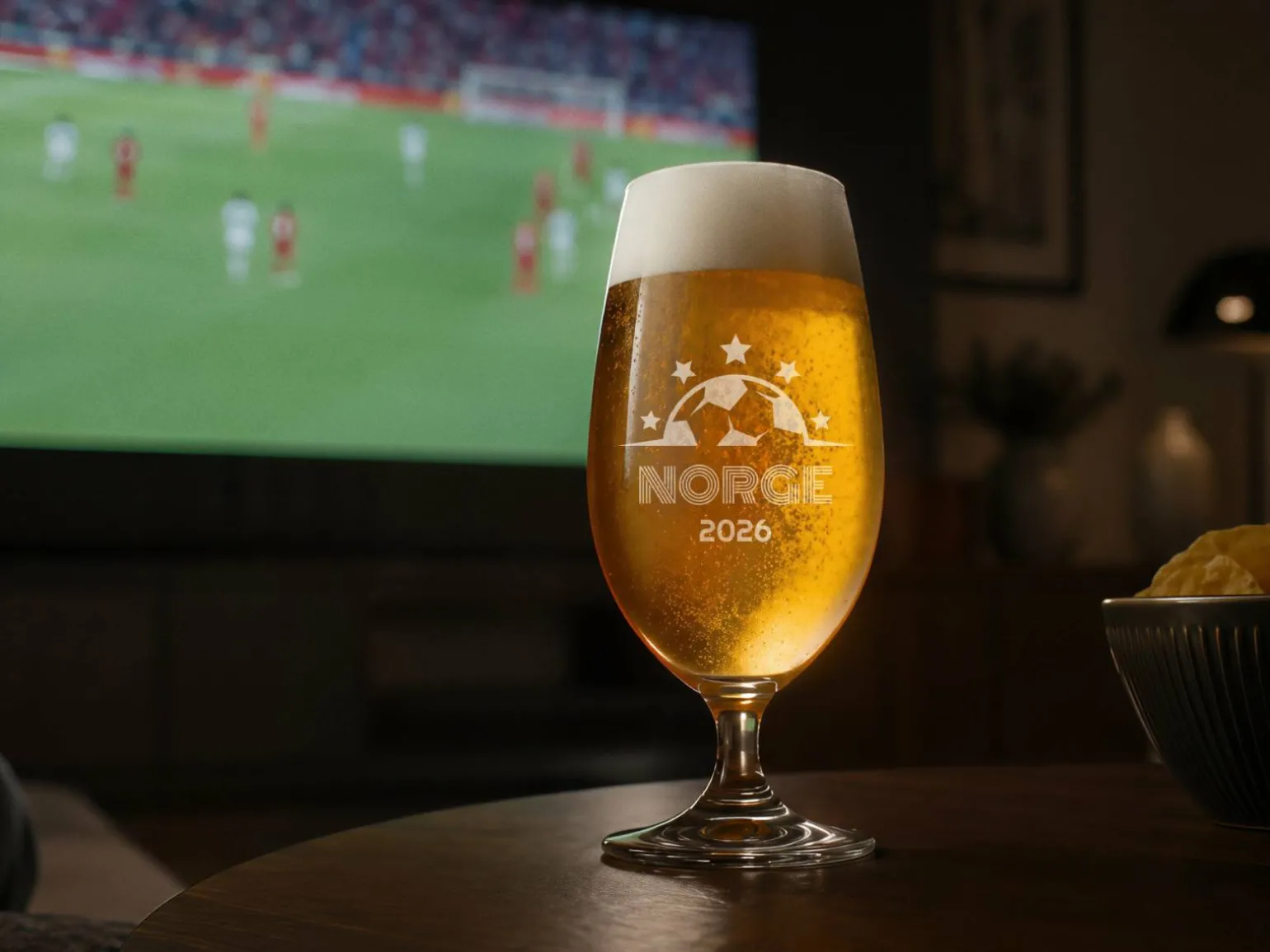 Spiegelau Ølglas med Gravering - Fodbold-VM