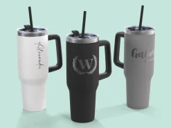 Stort Termokrus med Gravering - 1,2 L