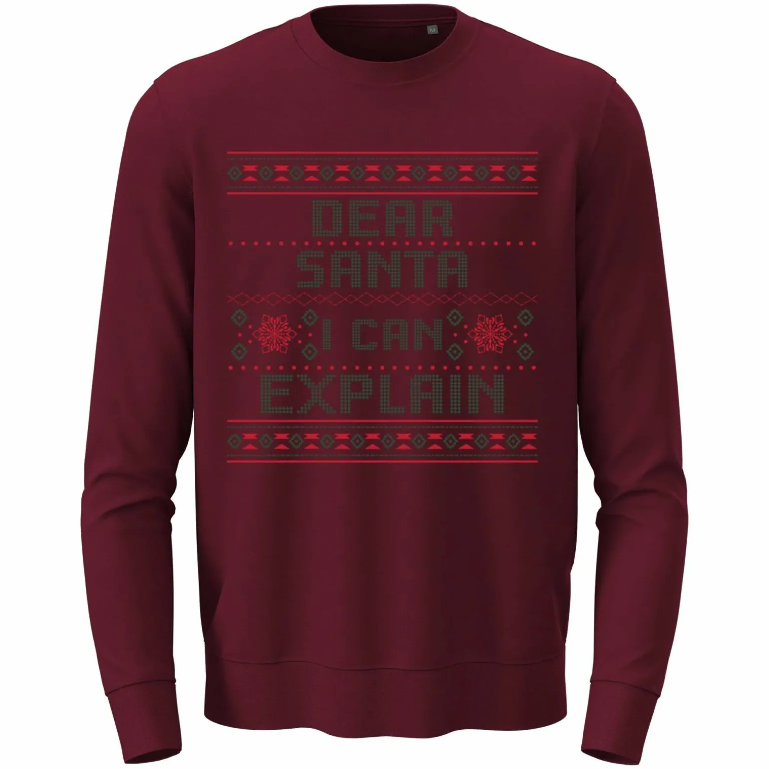 Sweatshirt med Egen Tekst - Julemotiv