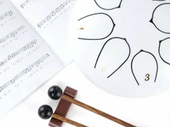 6-tommer Ståltungetromme med 8 toner