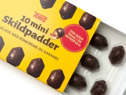 Toms Mini Skildpadder Mørk Chokolade 120 gram