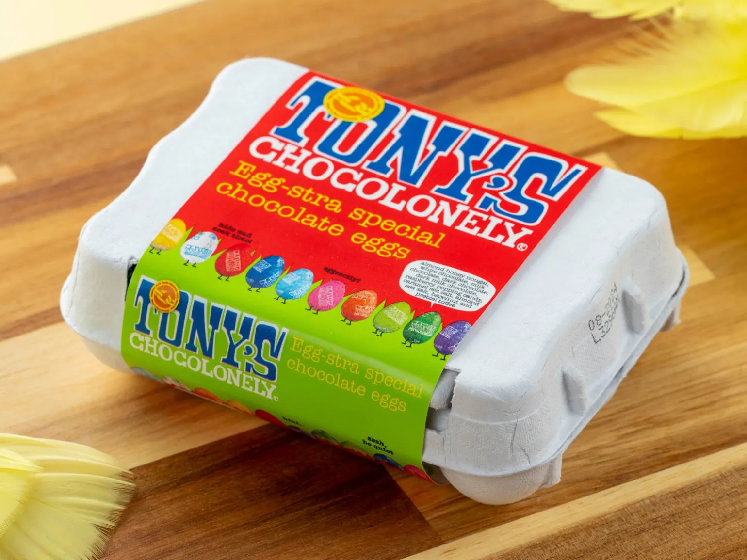 Tony's Chocolonely Chokoladeæg 12-pak