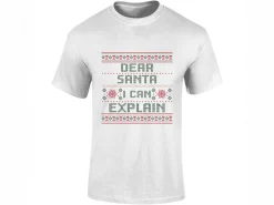 T-shirt med Egen Tekst - Julemotiv