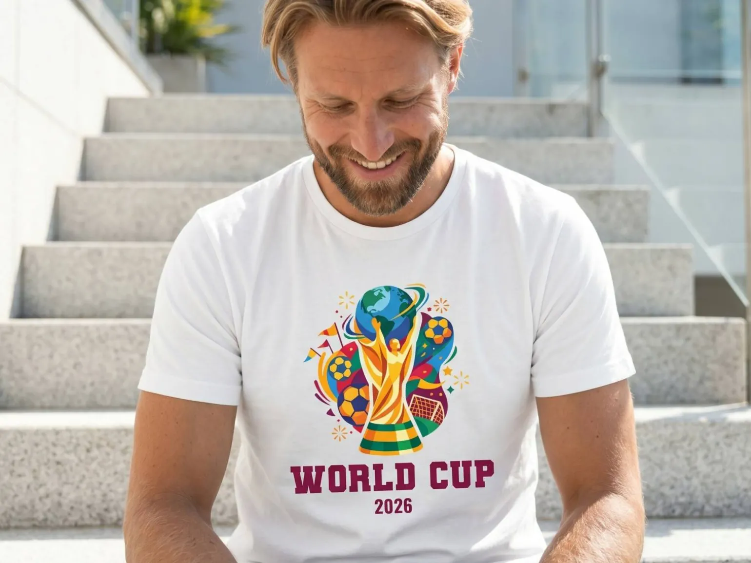 T-shirt med eget design - Fodbold-VM