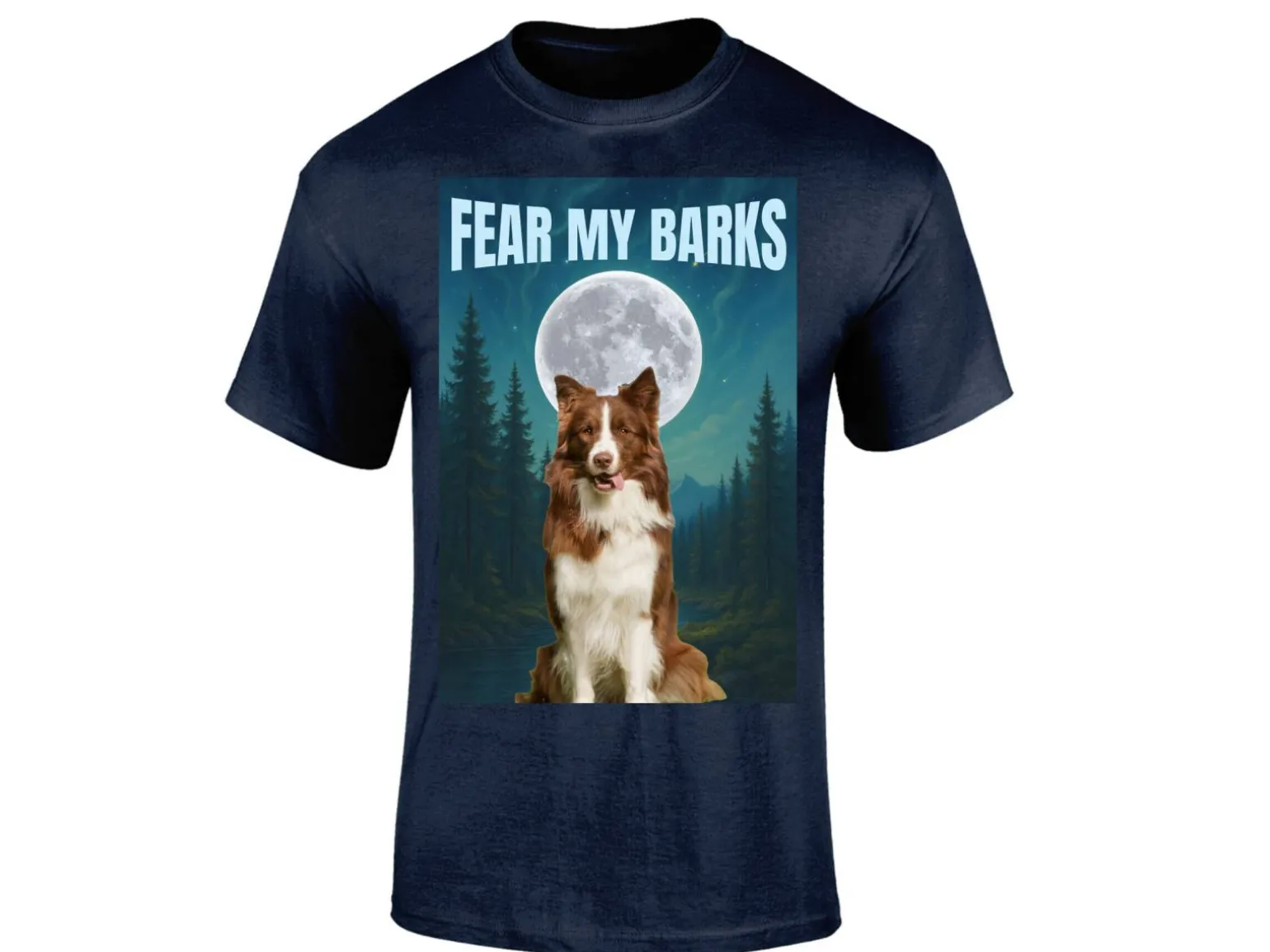 T-shirt med Eget Ulvetryk
