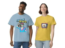 T-shirt med Fotocollage – 90s Design