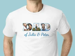 T-shirt med Foto & Tekst - Dad