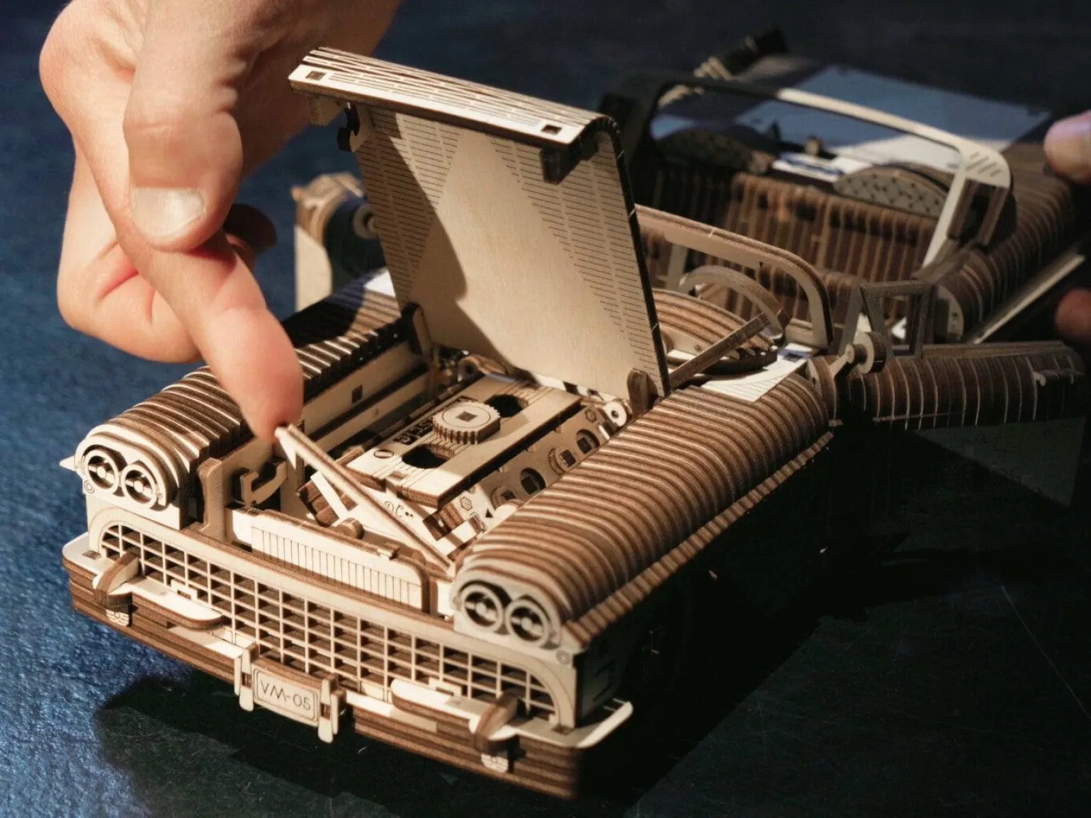 Ugears 3D-puslespil i Træ - Cabriolet