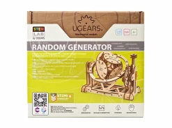 Ugears 3D-puslespil i Træ - Tilfældighedsgenerator STEM Lab